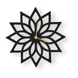 Modern Stylish Wall Clock for Home Decor – Silent Non-Ticking Designer Wall Watch with Large Numbers – Elegant Decorative Timepiece for Living Room, Bedroom, Office, Kitchen