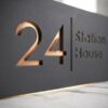 Matt Black Name PLate