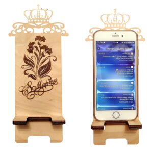 Modern Mobile Stand | Decorative Phone Holder for Desk, Table or Office – Stylish Mobile Display Stand & Functional Showpiece – Sleek Table Decor for Home & Workspace