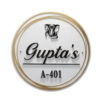 Personalized Acrylic Name Plate for Home Entrance – 3D Embossed