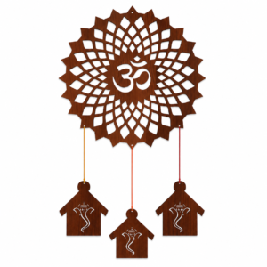 Avatar Decorative Wall Art MDF Wooden Hanger for Living Room | Bedroom | Office | Kitchen | Bottle Shaped | Wall Hanging For Home Decor - Set of 3