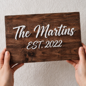 name plate for home