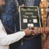 Personalized Acrylic Name Frame with Date – Couple Gift for Anniversary & Wedding