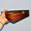 Wooden Spice Box with Compartments – Traditional Kitchen Masala Organizer